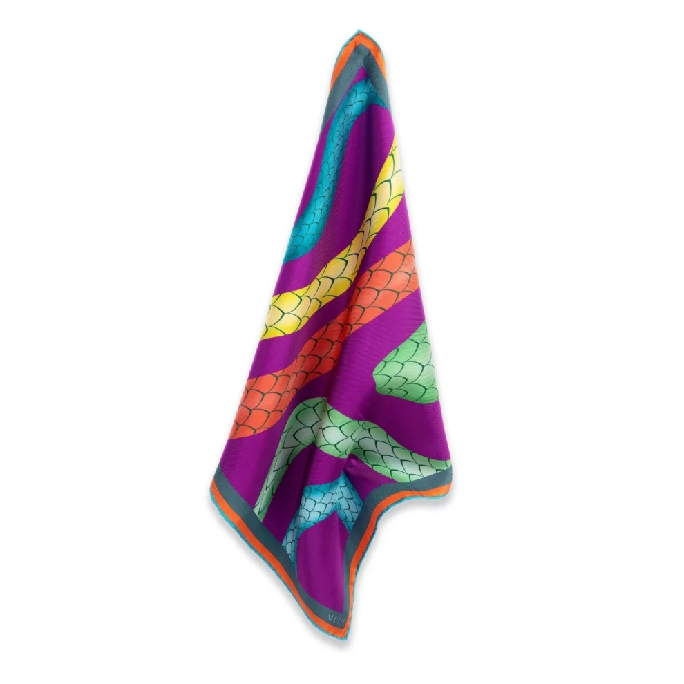 Melie Jewelry - Cleo's Serpent Pocket Square