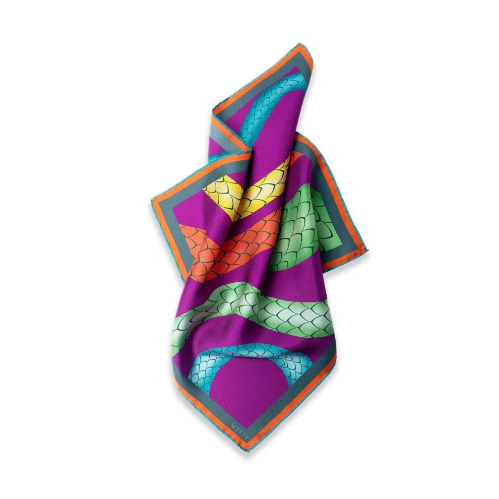 Melie Jewelry - Cleo's Serpent Pocket Square