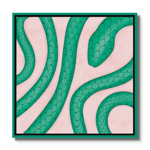 Melie Jewelry - Cleo's Serpent Pocket Square