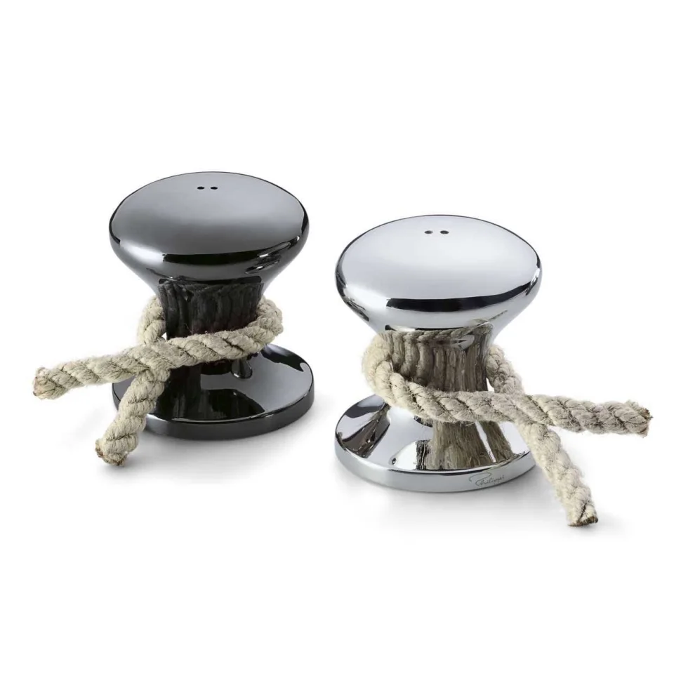 Philippi - Black Pepper Shaker With Hamburger Rope