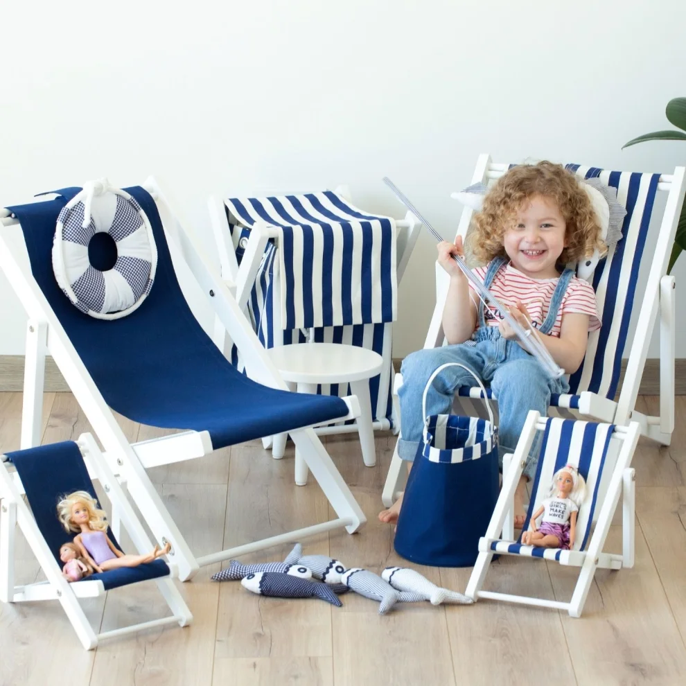 Dino Kids Furniture - Dino Child Seat Spare Striped Cushion