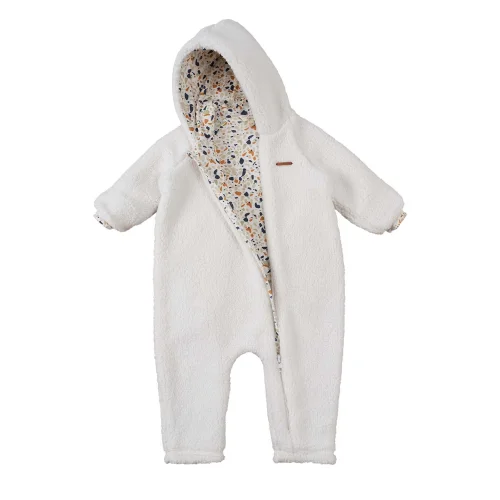 Little Gusto - Hooded Wellsoft Jumpsuit Baby Brown