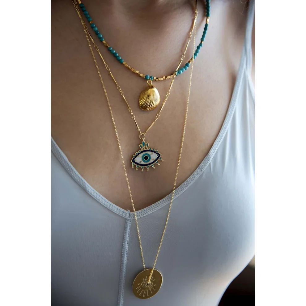 Atelier Petites Pierres - Occitane - Evil Eye Necklace