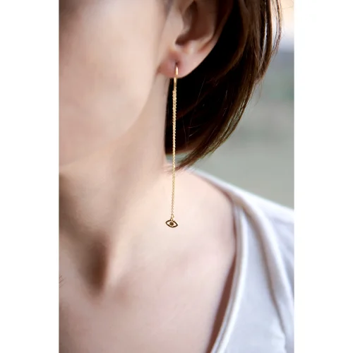 Atelier Petites Pierres - Tiny Eye - Threader Earring