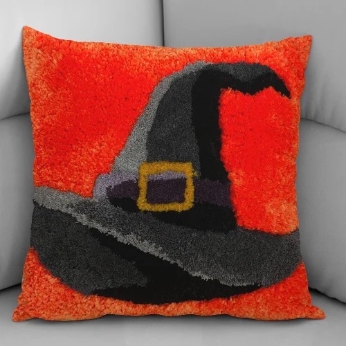 Fille a Fille Design Studio - Halloween Witch Hat Pillow