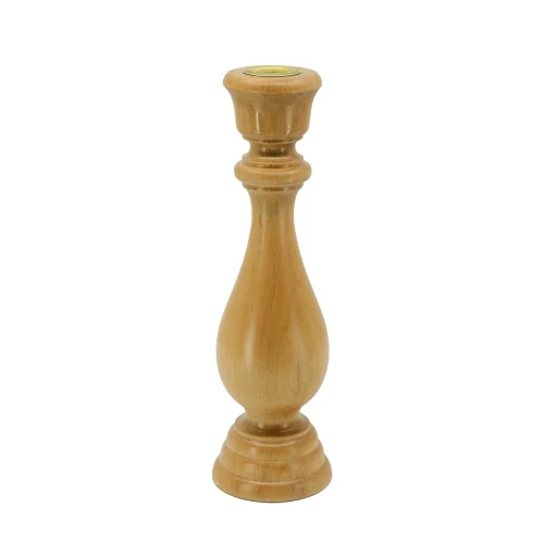 Massello Design - Tornio 3-piece Wooden Candlestick & Candle Holder