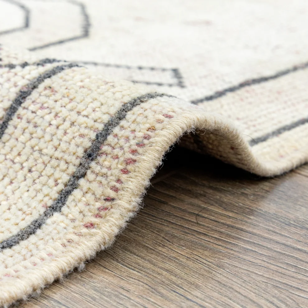 Soho Antiq - Nevil Rustic Pattern Hand-woven Wool Rug