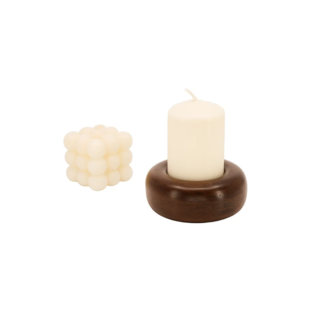 Massello Design - Ruota Wooden T-light Candle Holder