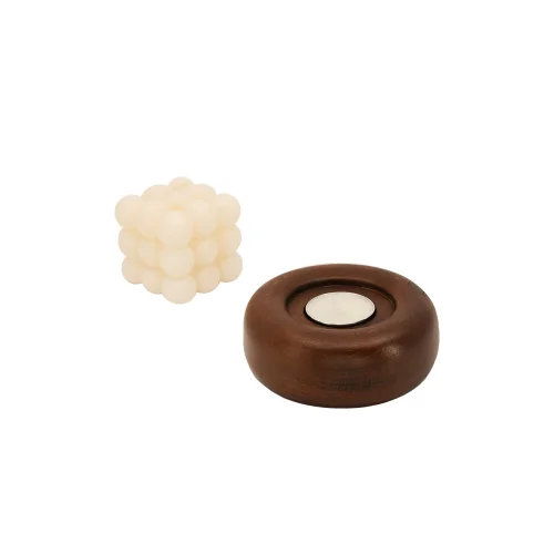 Massello Design - Ruota Wooden T-light Candle Holder