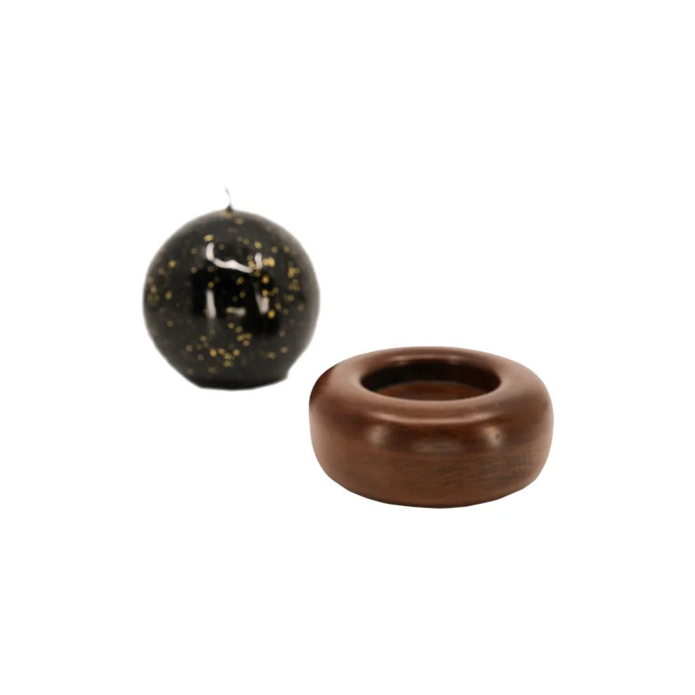 Massello Design - Ruota Wooden T-light Candle Holder