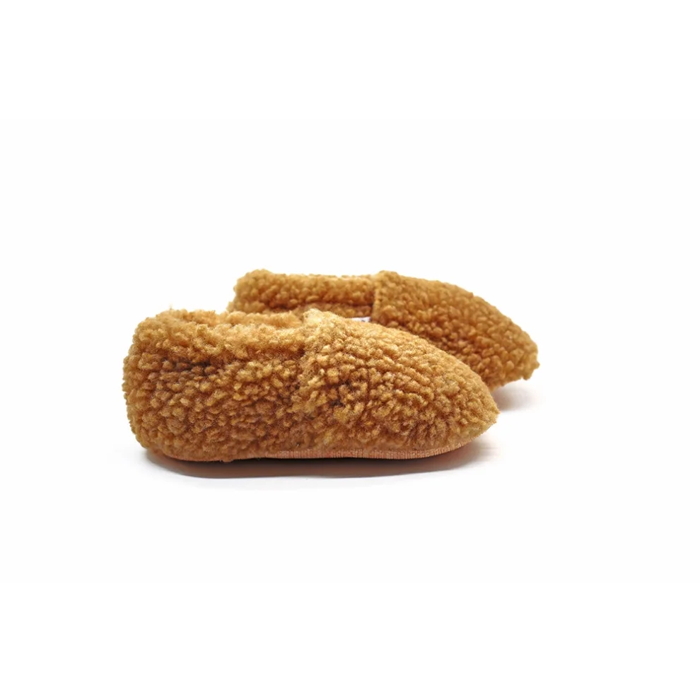 Morgedan - Teddy Soft Plush Baby Moccasins