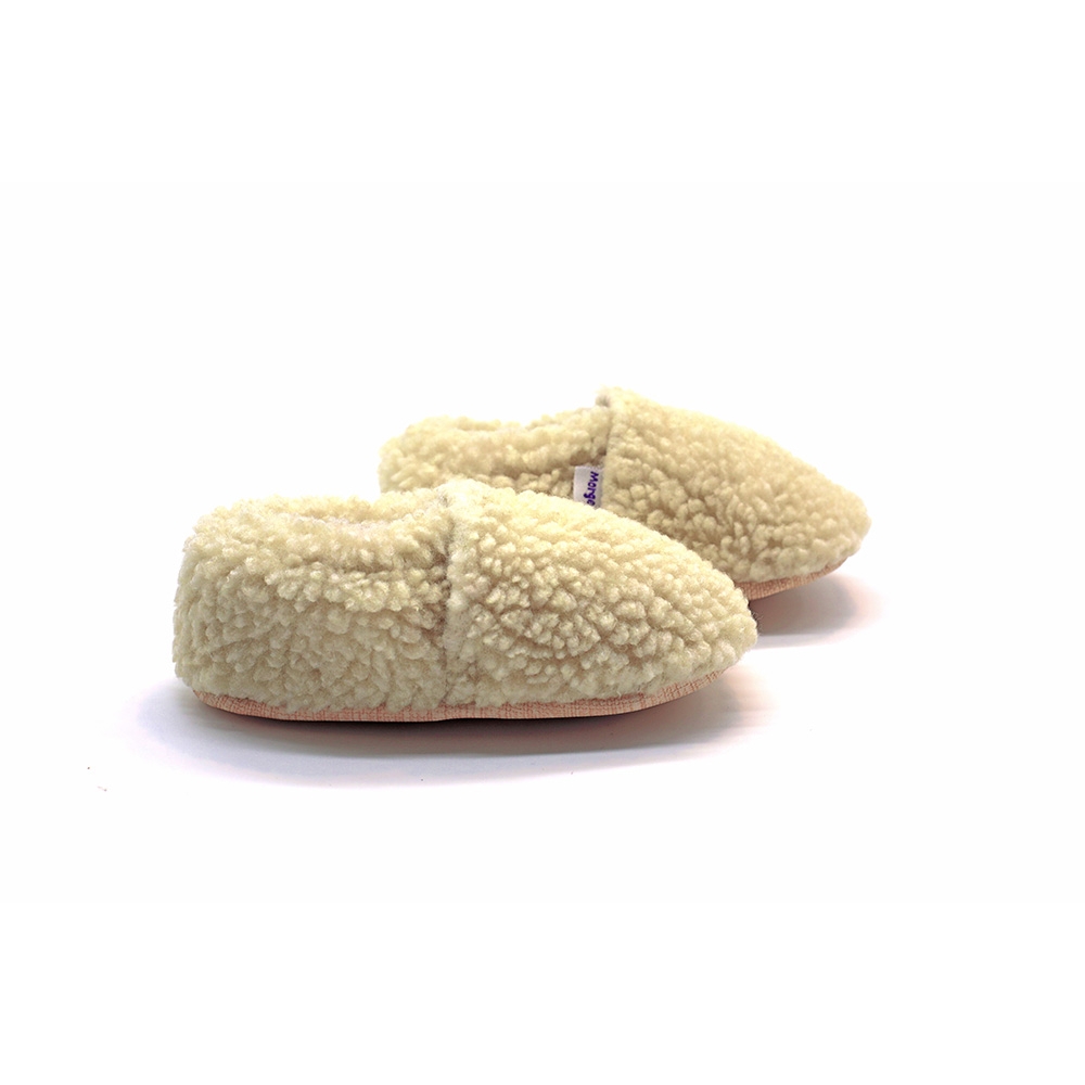 Teddy Soft Plush Baby Moccasins