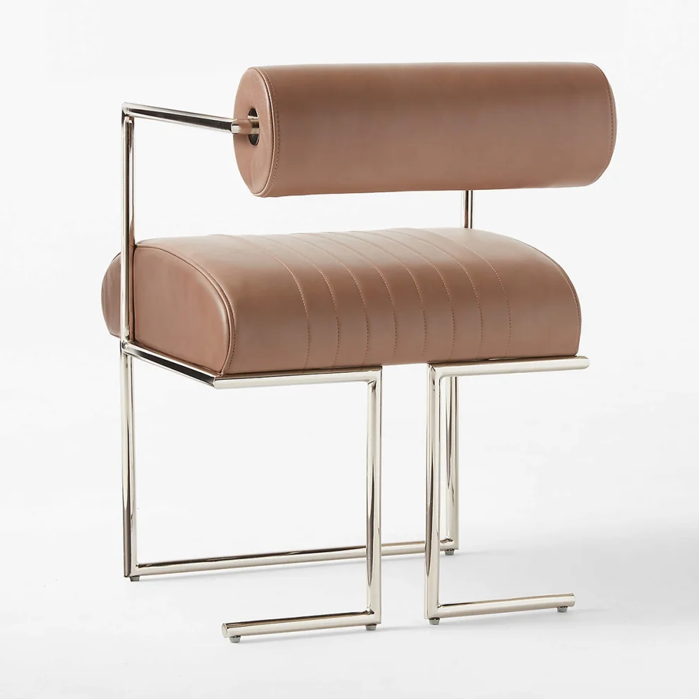 Modabilya - Motto Leather Metal Chair