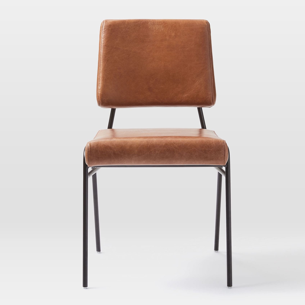 Onaf Leather Metal Chair