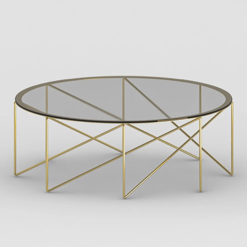 Onur Aygenc Interiors & Design - Foucault Glass Coffee Table