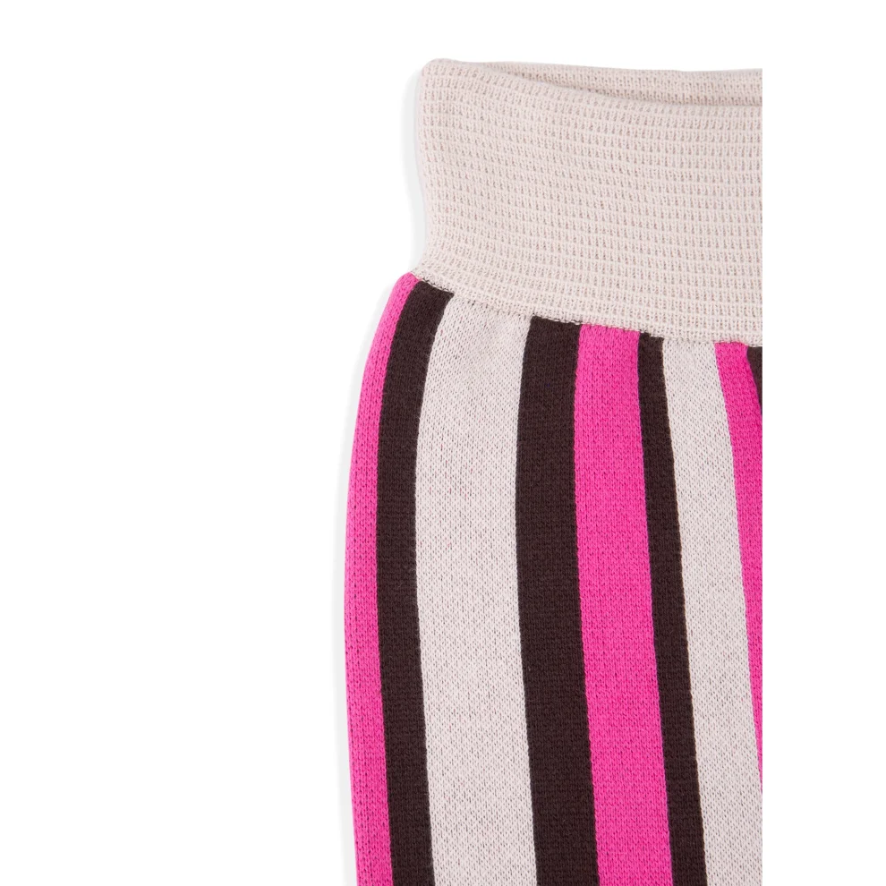 Pemy Store - Stripes Cotton Knitwear Pants