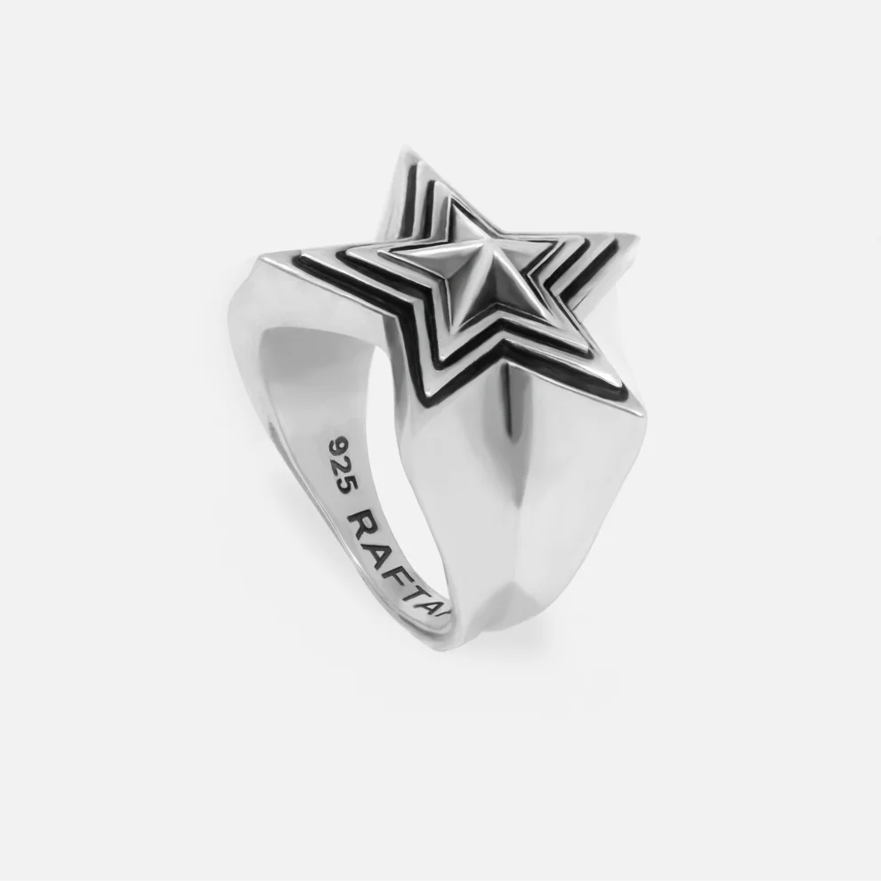 Raftaf - Star Sterling Silver Ring