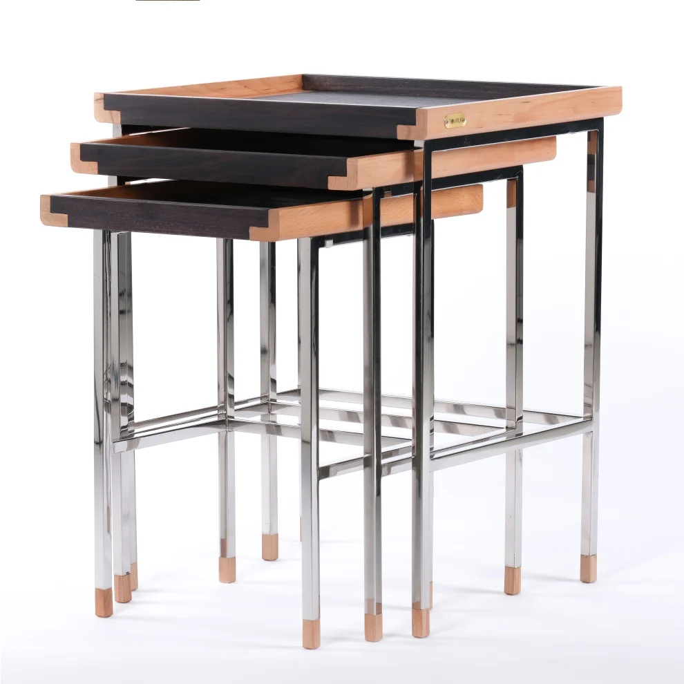 Tomruk - L Nesting Table Set Of 3