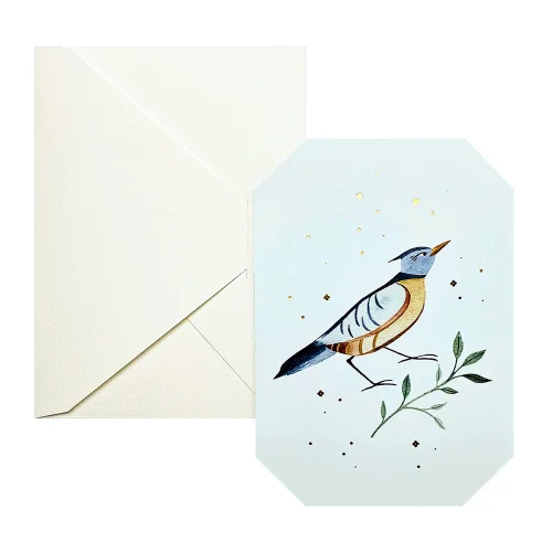 Mazu Studio - Bird Greeting Card