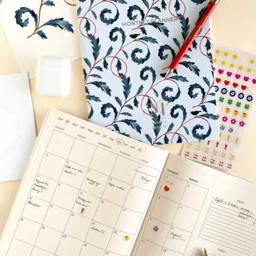 Mazu Studio - Merula Monthly Planner