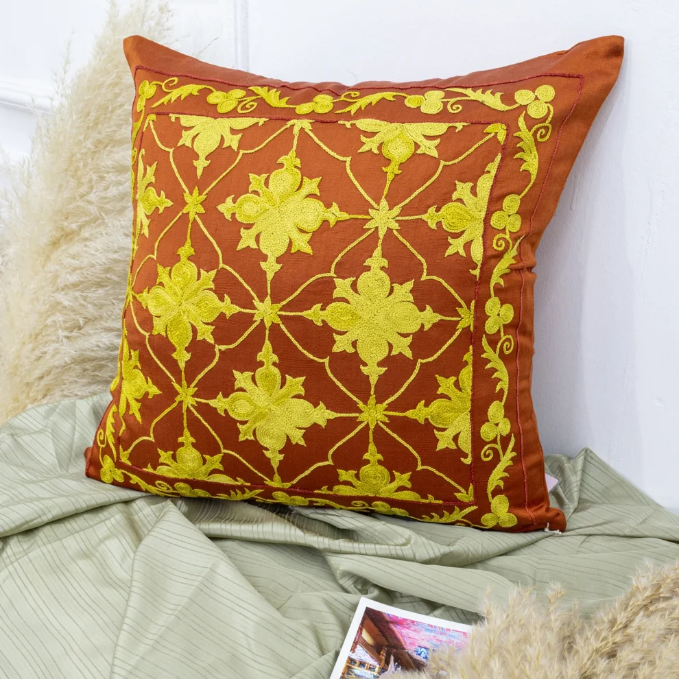Soho Antiq - Bertil Bohemian Suzani Silk Cushion