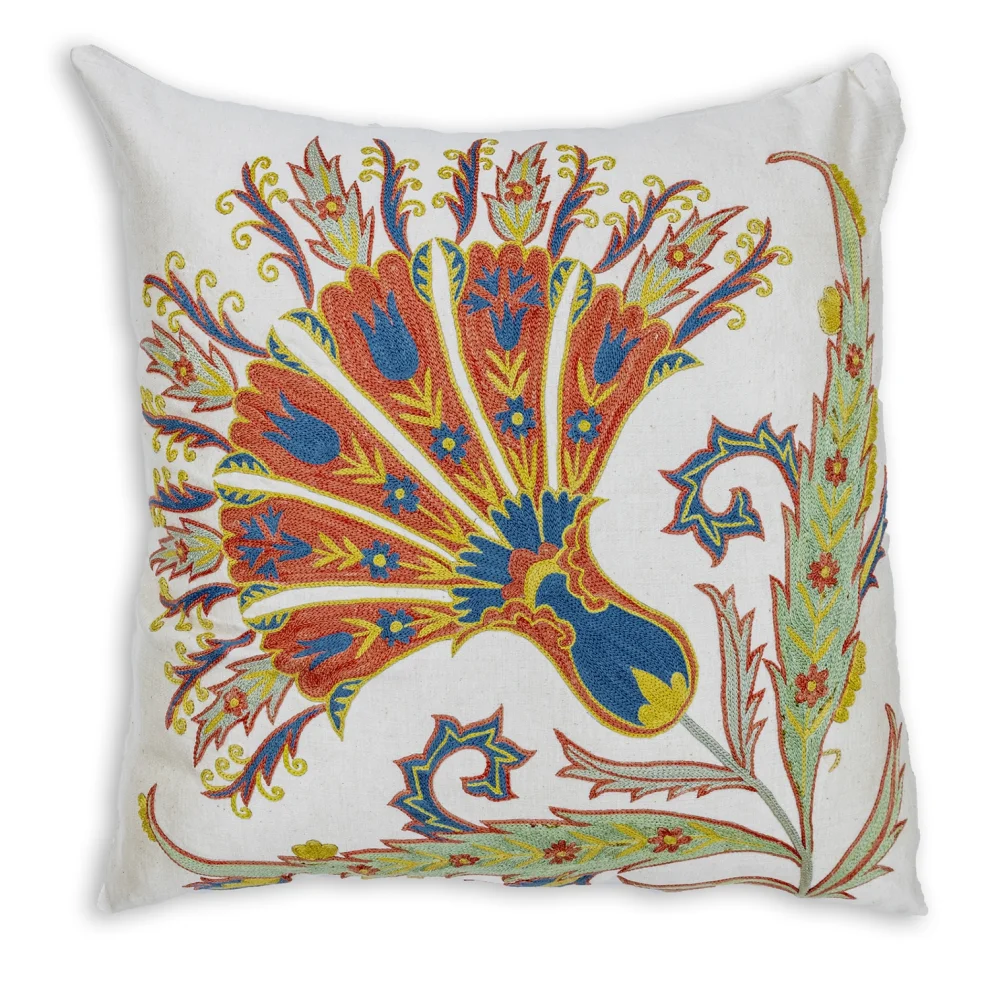 Soho Antiq - Hezaren Floral Pattern Suzani Cushion