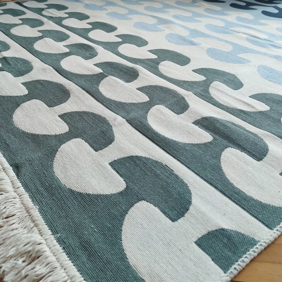 Studio Potato - Mushroom Recycled Kilim Rug