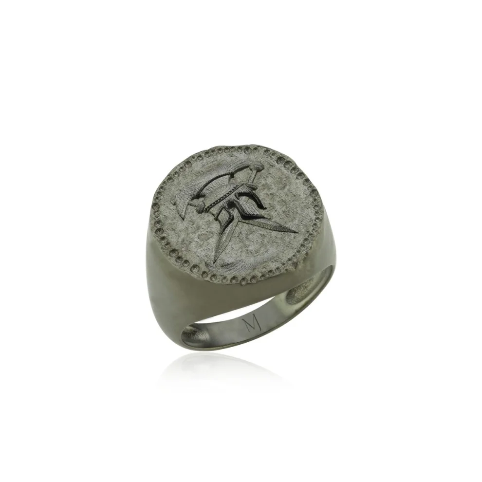 Melie Jewelry - Miğfer Mühür Yüzük
