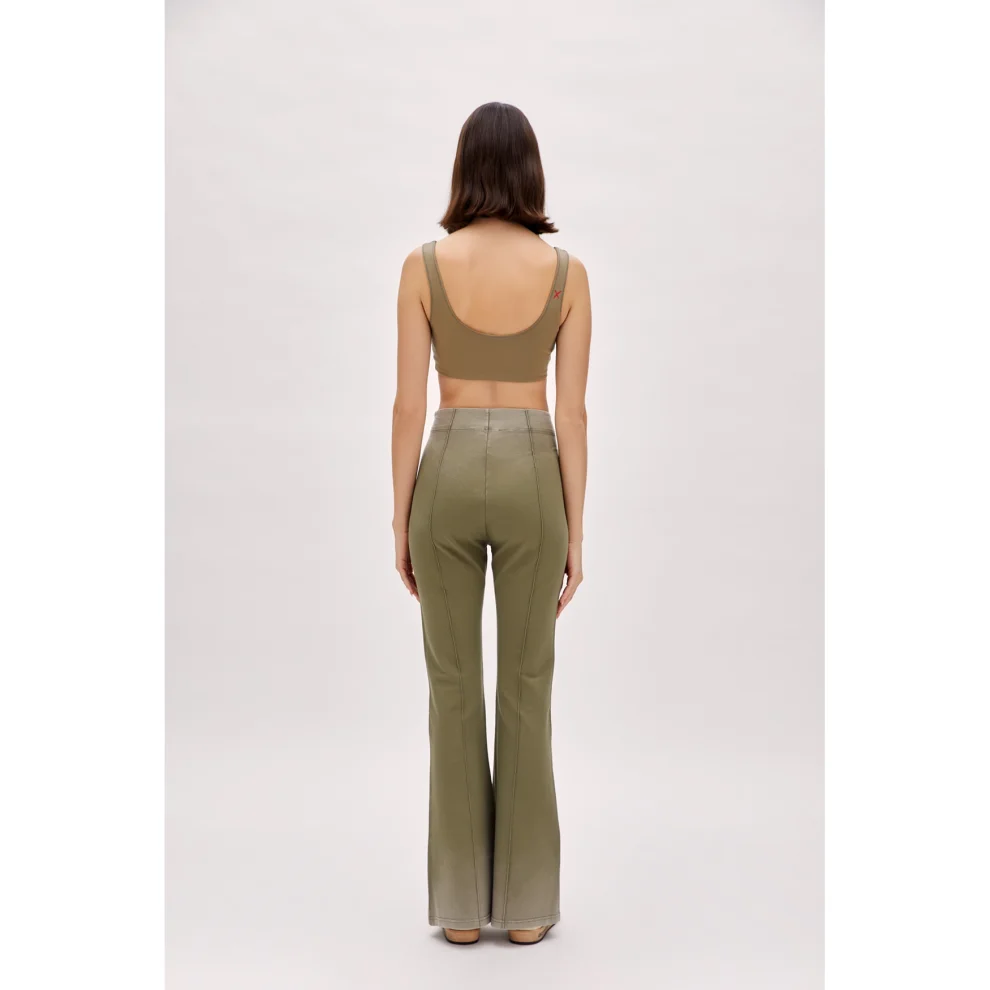 PCFG - Acid Washed Flare Sweatpant