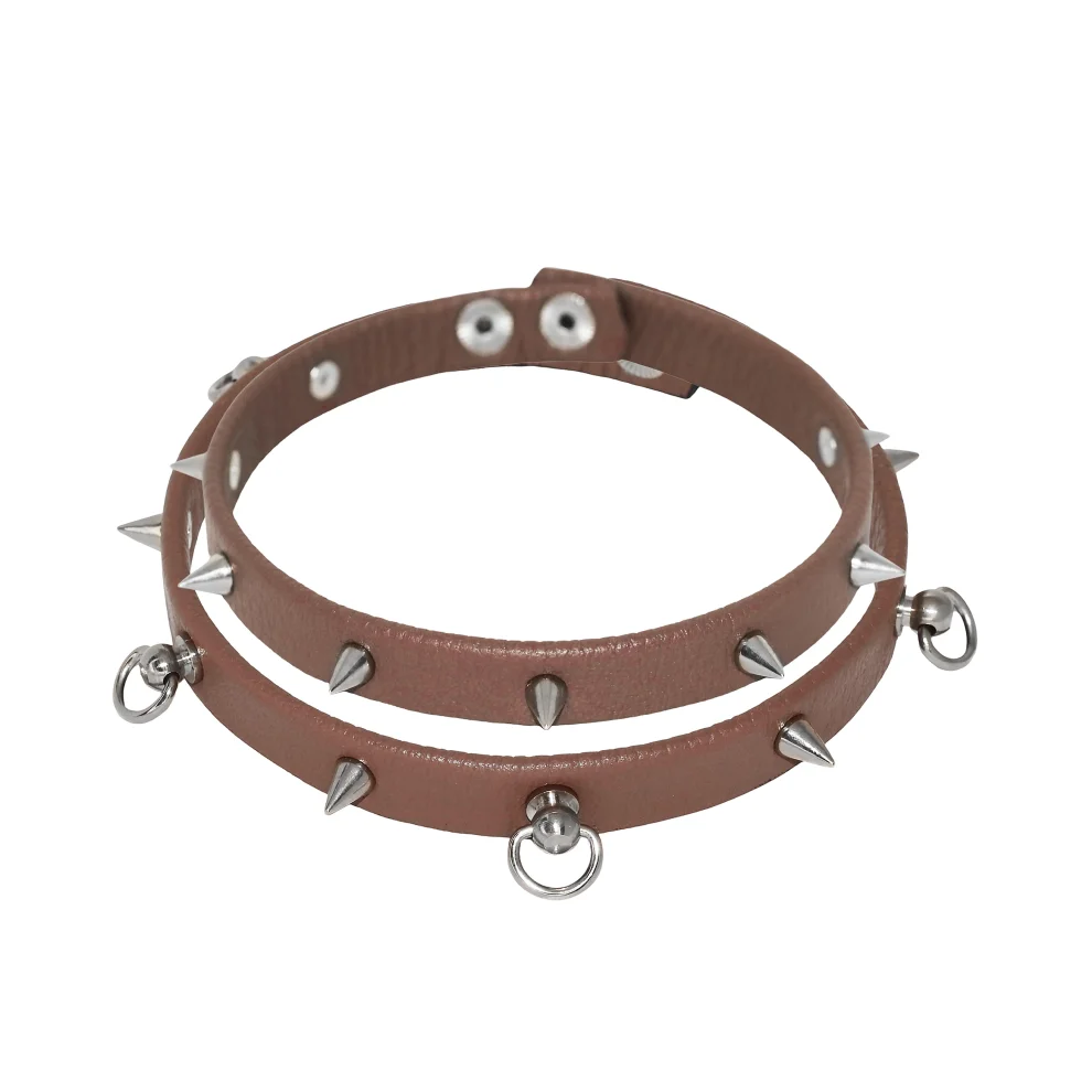 Calyx - Dikenli Choker Kolye - Il