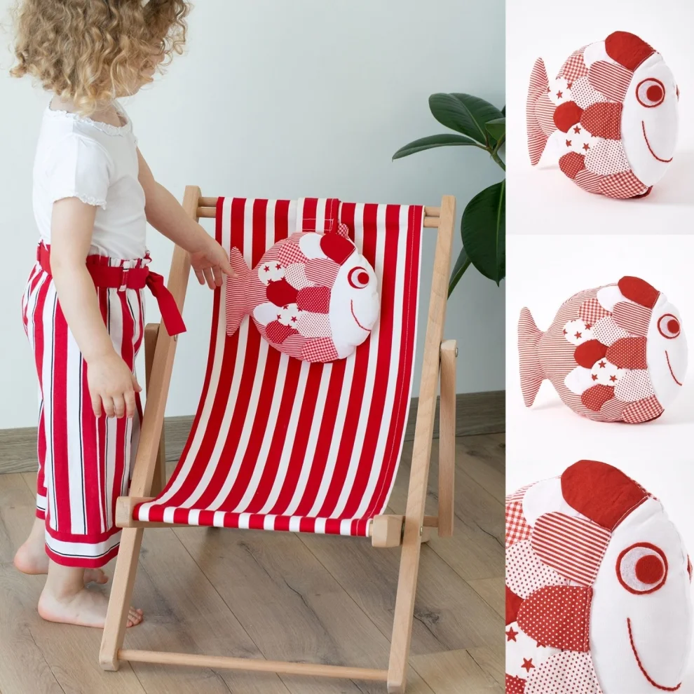 Dino Kids Furniture - Natürel Ahşap Çocuk Koltuğu