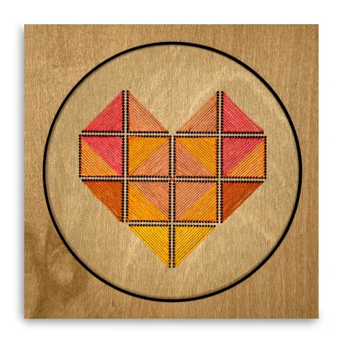 Krostworks - Love Heart Wooden Embroidery Kit