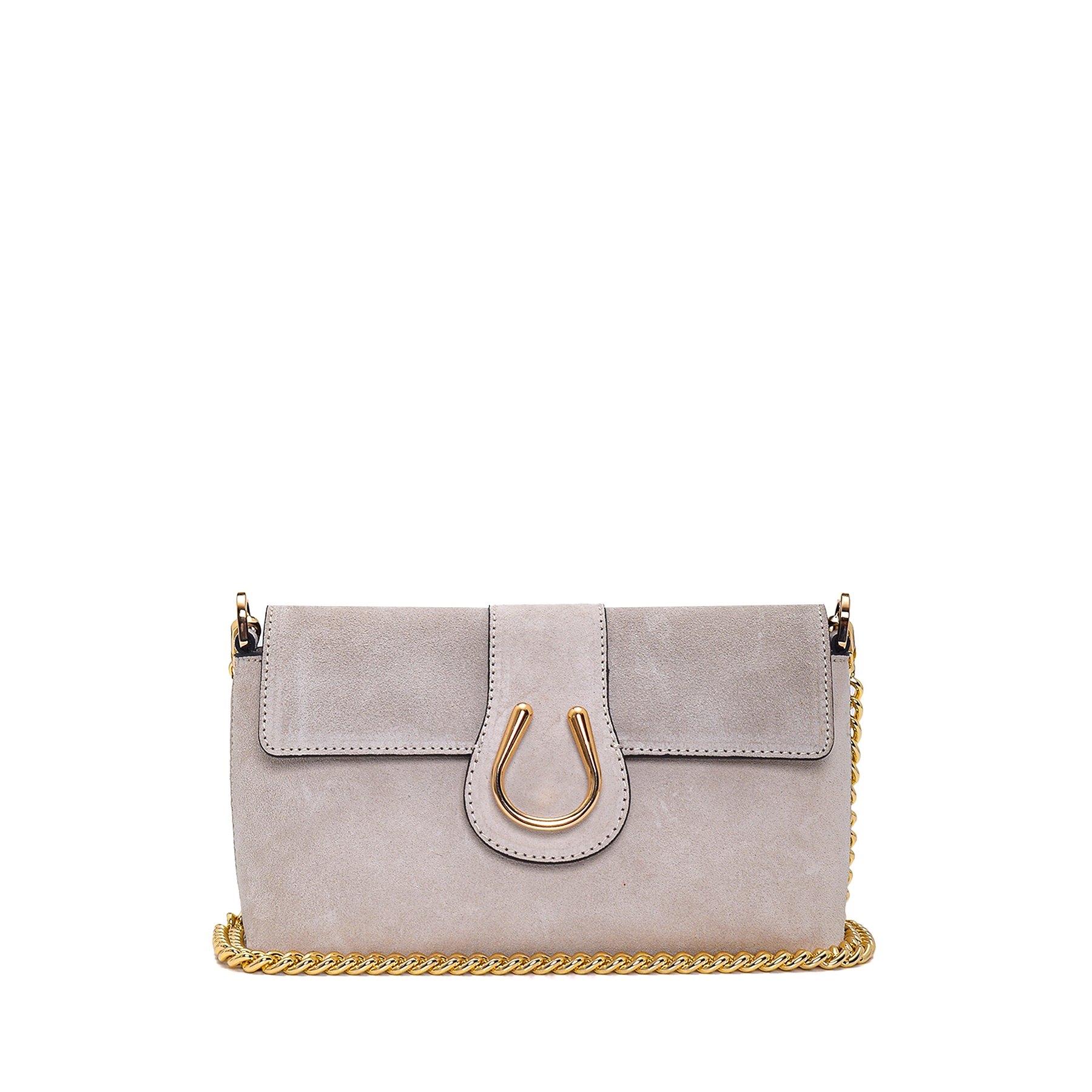 Suede Leather Kar Shoulder Bag