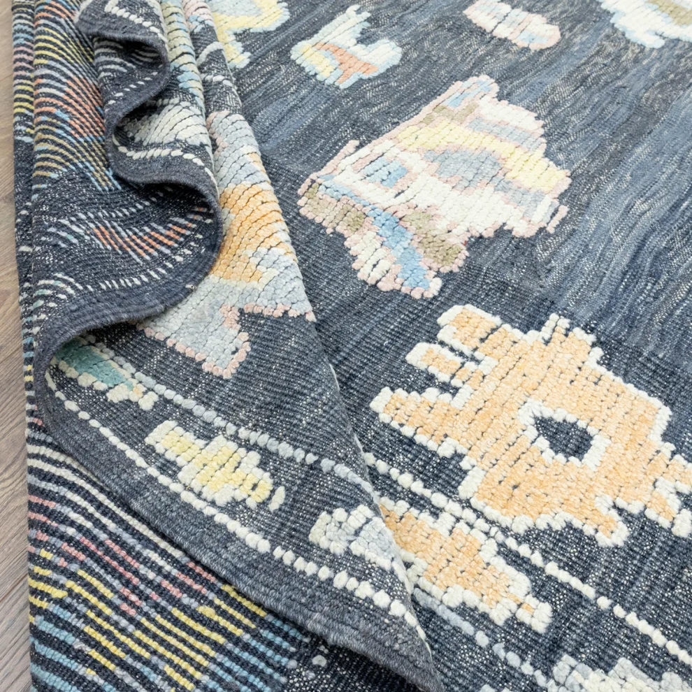 Soho Antiq - Jean Oushak Pattern Hand-woven Large Wool Rug