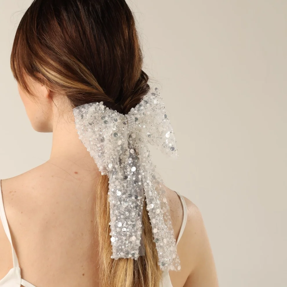 Merrie - Bridal Hair Bow