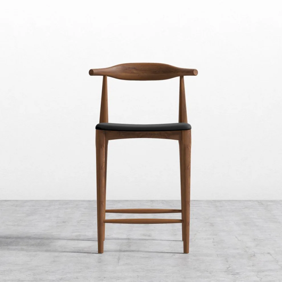 Modabilya - Buston Wooden Bar Stool