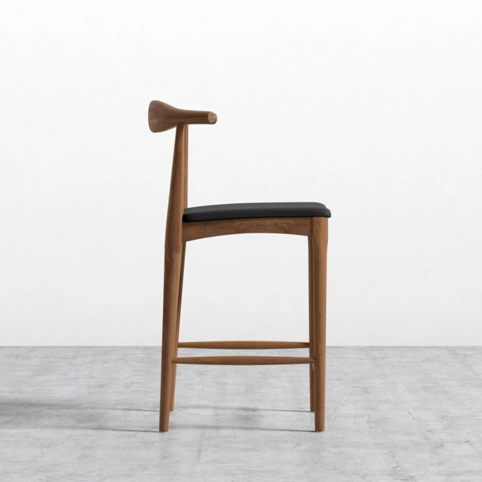 Modabilya - Buston Wooden Bar Stool