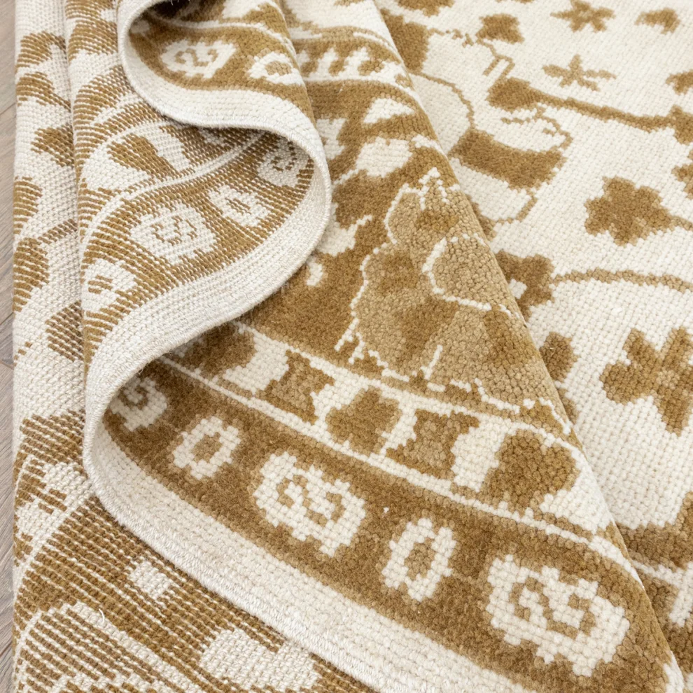 Soho Antiq - Bhalil Rustic Pattern Wool Oushak Rug