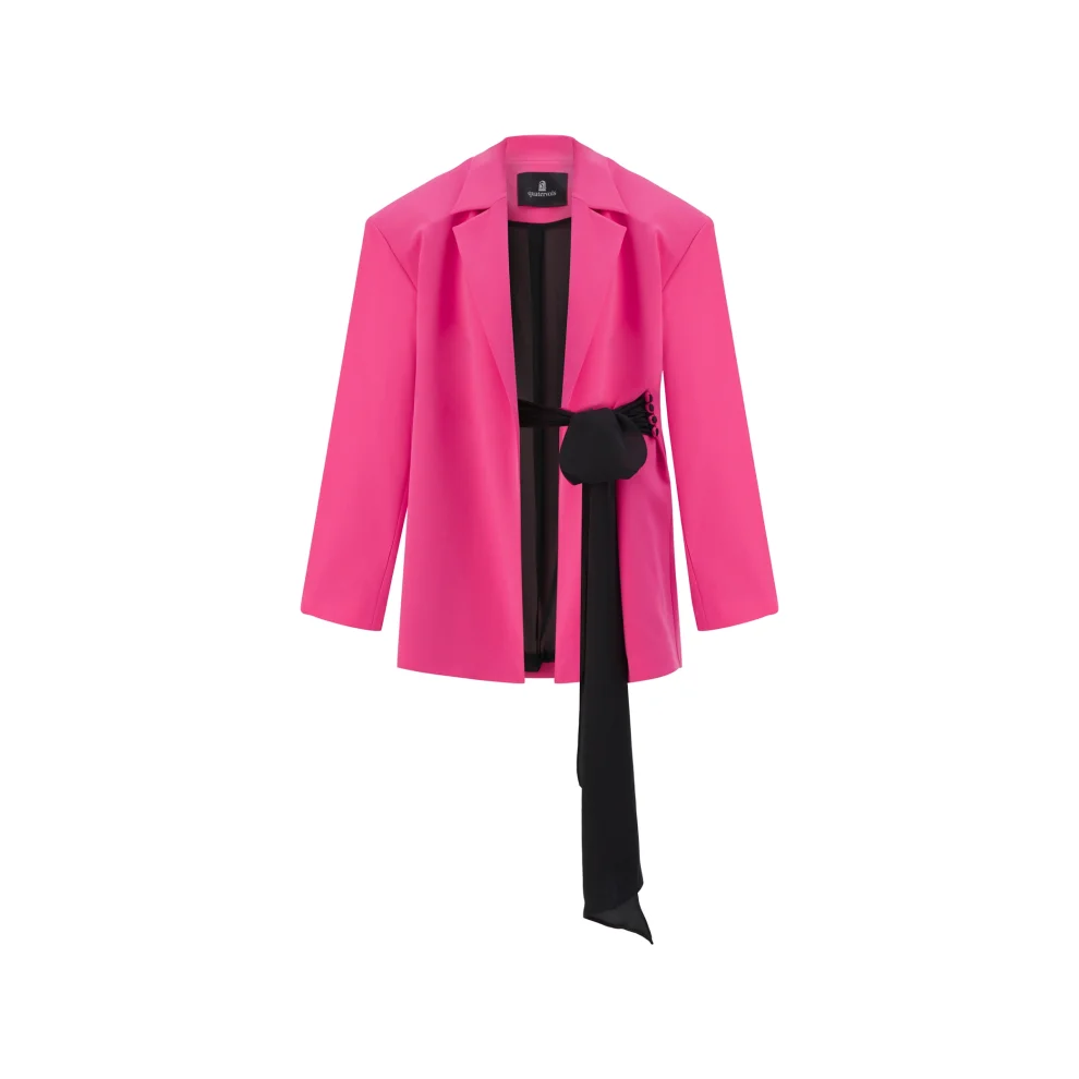 Quatervois - Oversize Jacket With Removable Belt