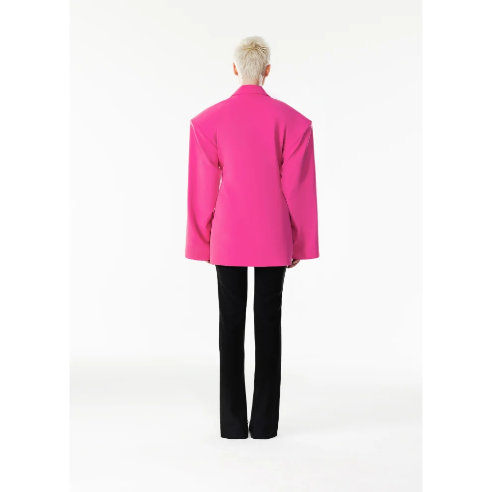 Quatervois - Oversize Jacket With Removable Belt