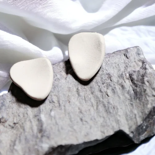 Gazelle Jewelry - Emma Handmade Stoneware Ceramic Earrings