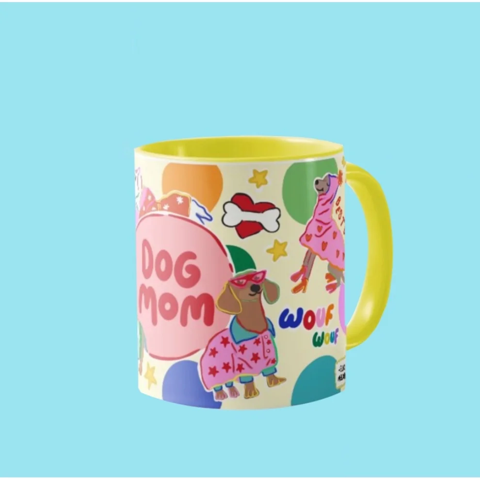 Personalized dog 2025 mom mug