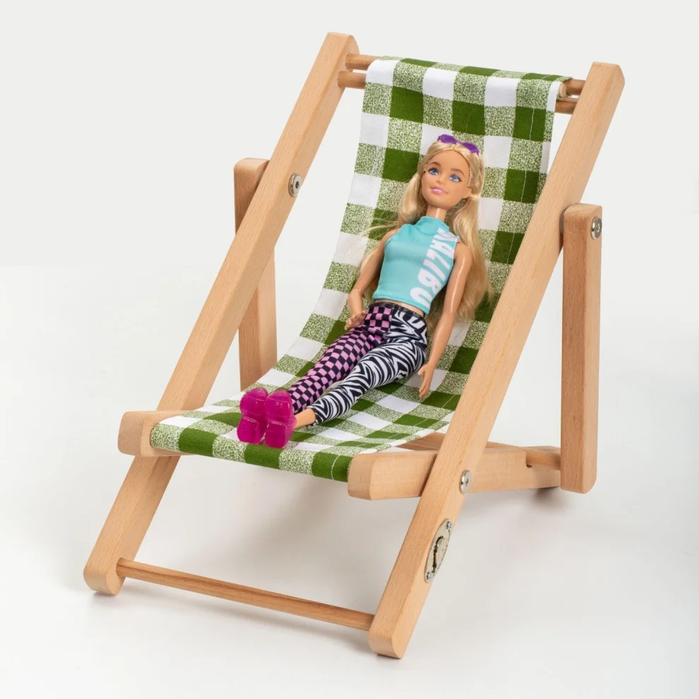 Dino Kids Furniture - Designer Game Natural Wooden Doll Chair