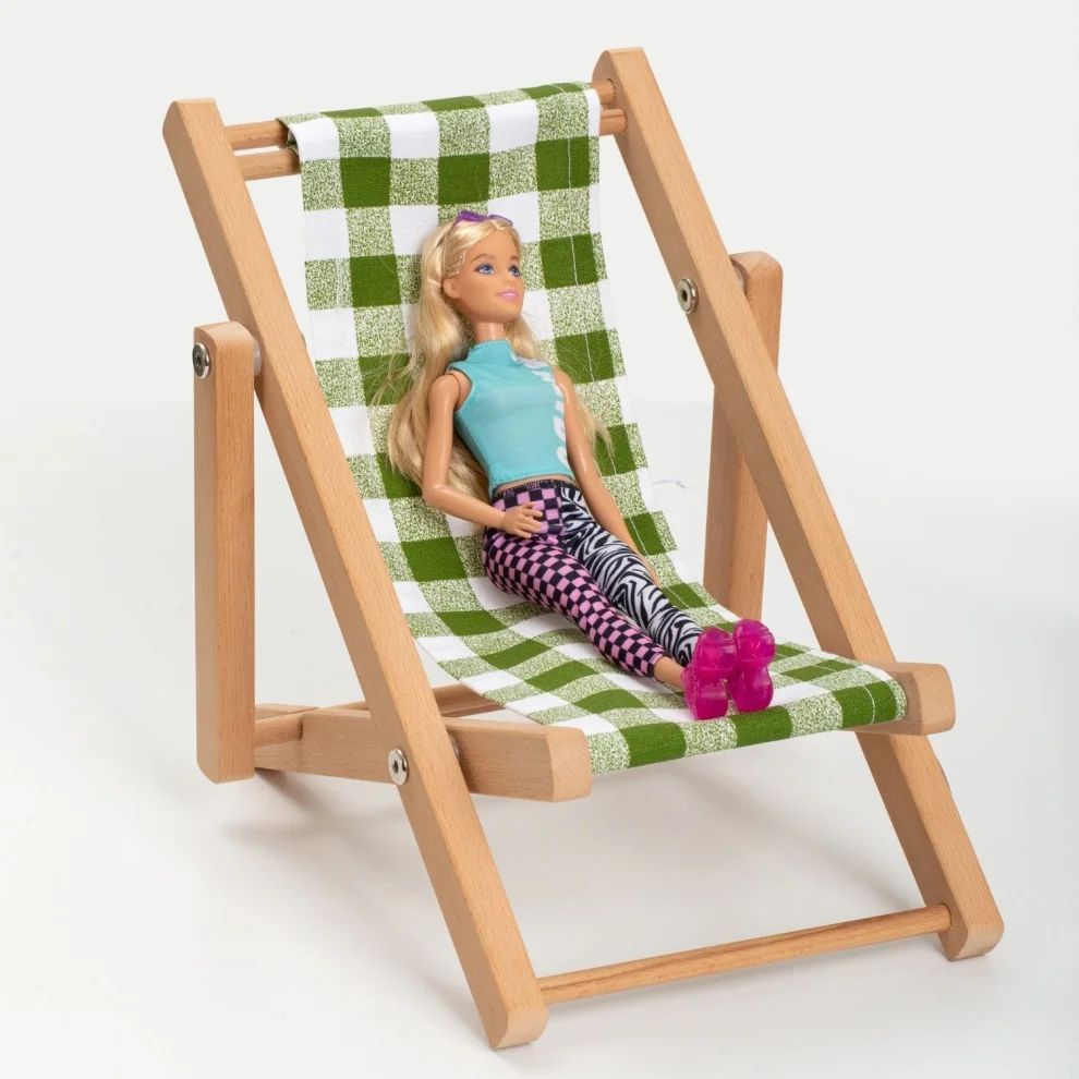 Dino Kids Furniture - Designer Game Natural Wooden Doll Chair