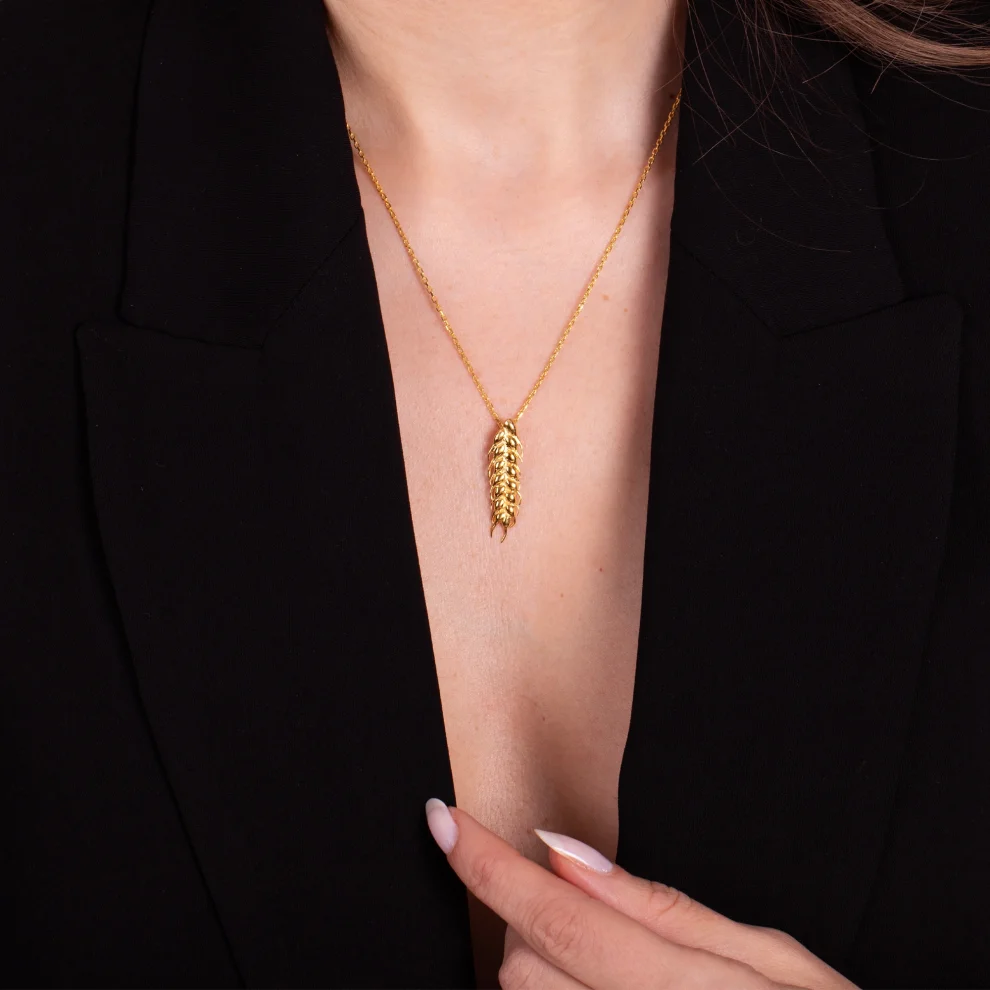 Ezra Baghaki Jewellery - Wheat Of Ear Necklace