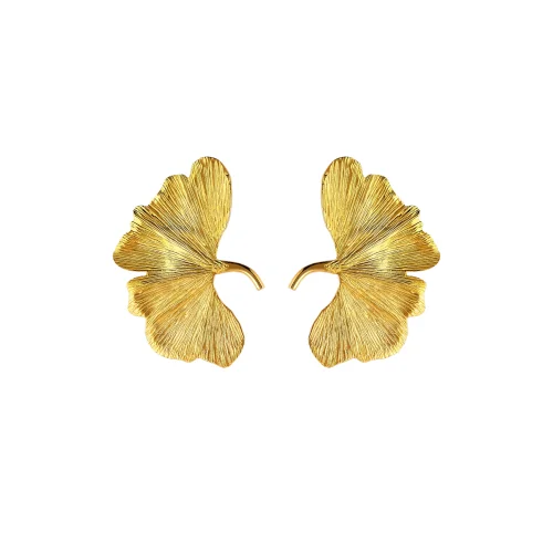 Ezra Baghaki Jewellery - Big Ginkgo Earrings