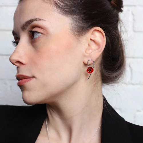 Ezra Baghaki Jewellery - Poppy Branches Earring