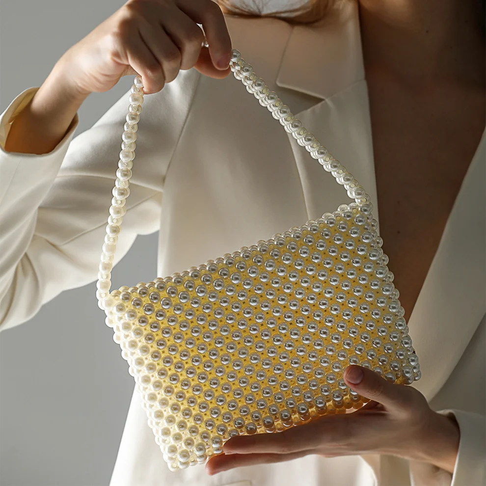 Ava Villain - Pearl Beaded Bag