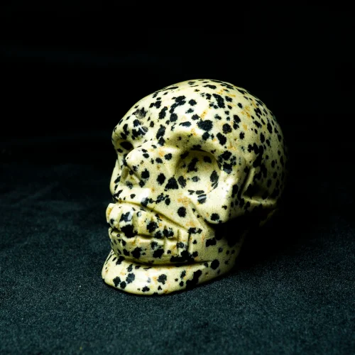İndafelhayat - Spotted Jasper Stone Crystal Skull Object