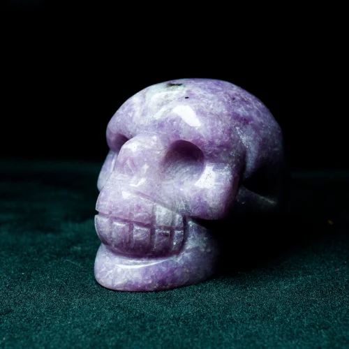 İndafelhayat - Lepidolite Stone Crystal Skull Object